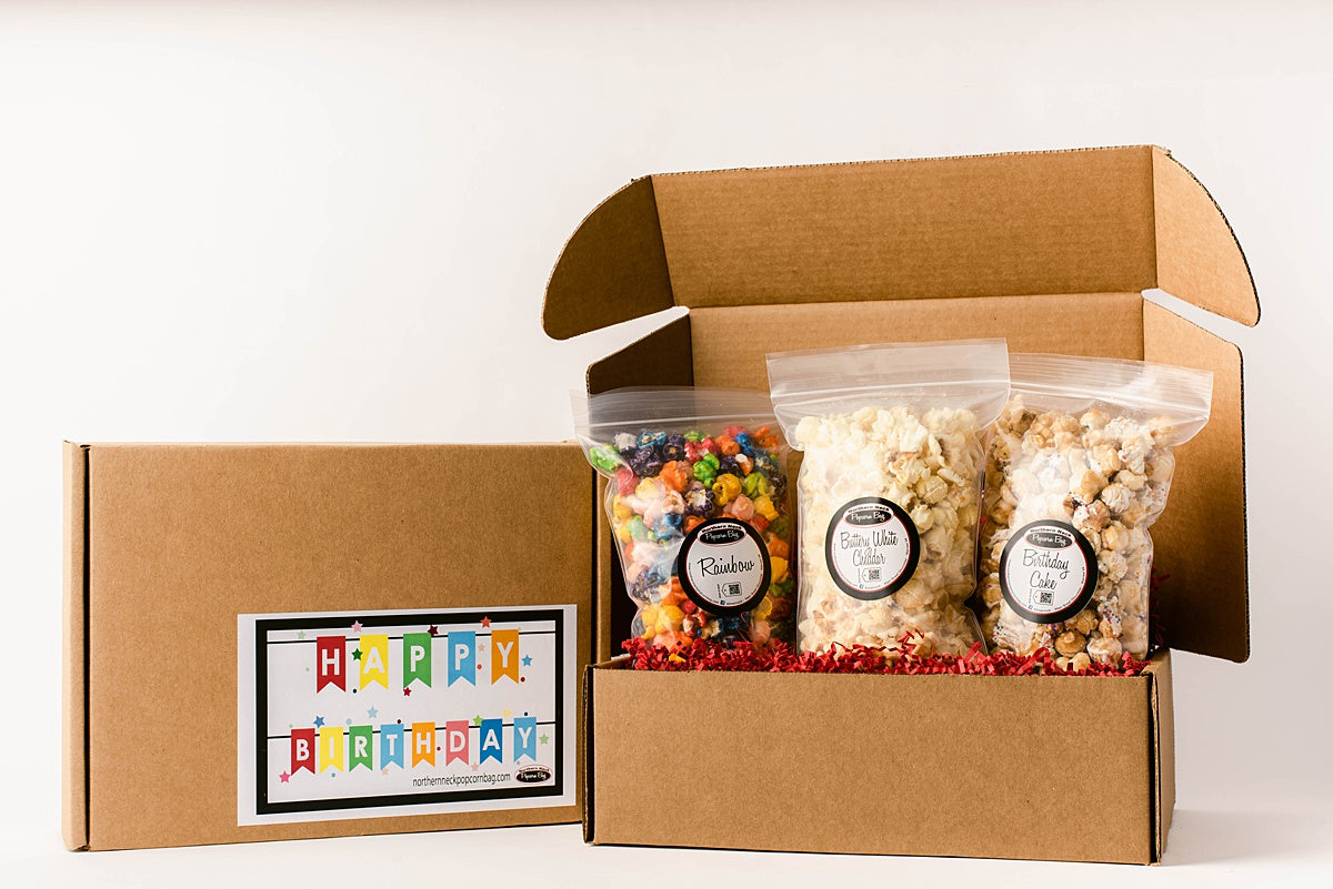 BIRTHDAY Popcorn Gift Box